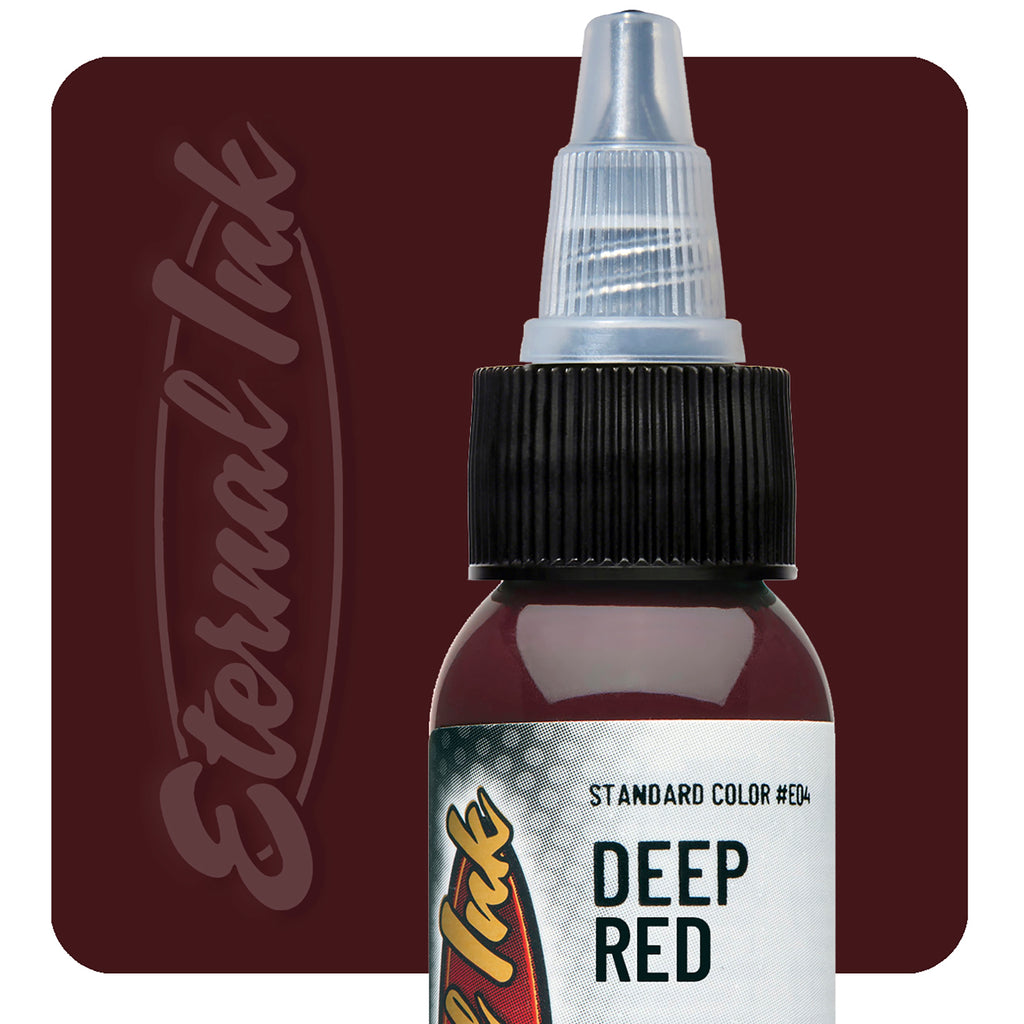 Eternal Ink Tattoo Ink in Crimson Red, Size: 2 oz Available at TATSoul Tattoo Supply