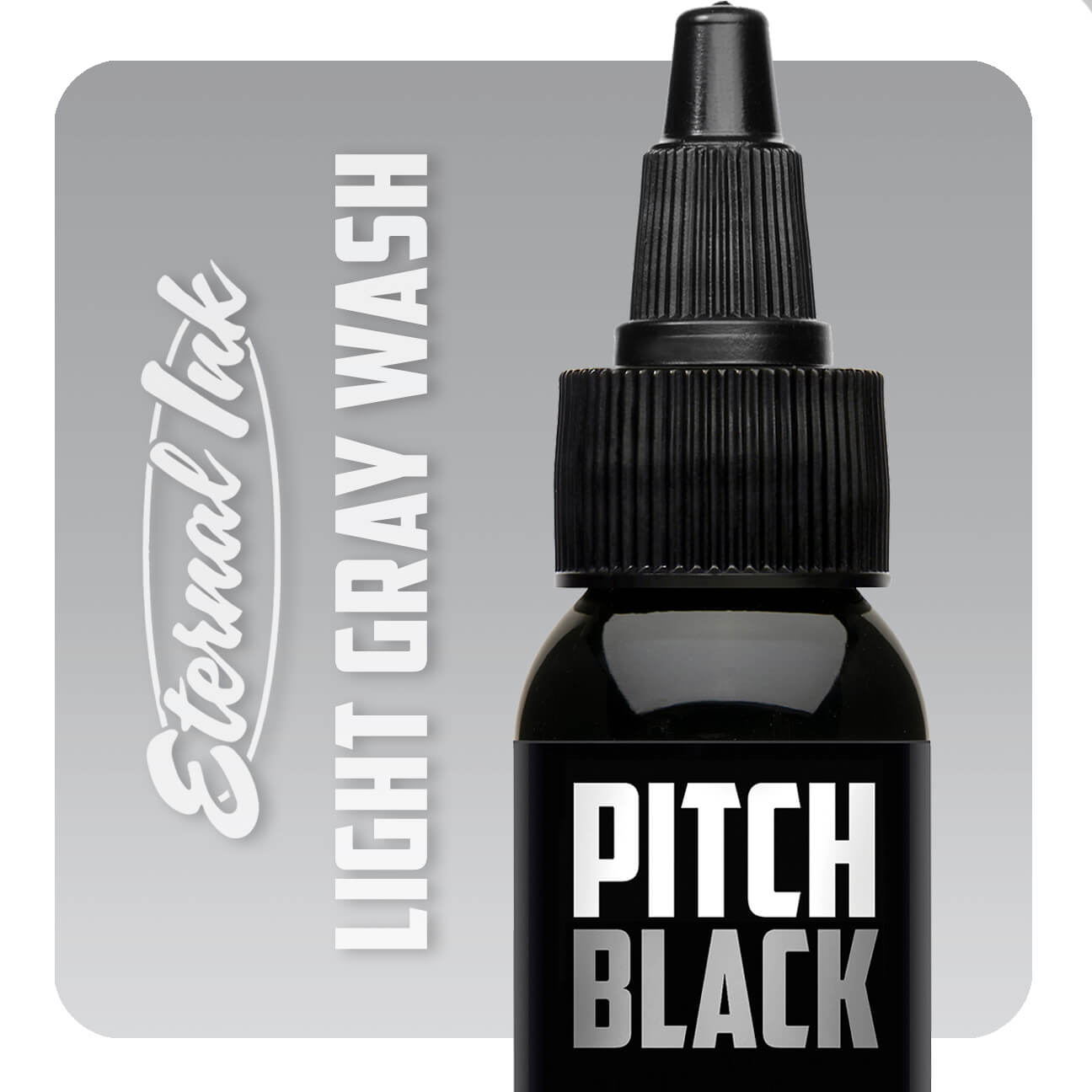Eternal Ink - Pitch Black - Gray Wash Light