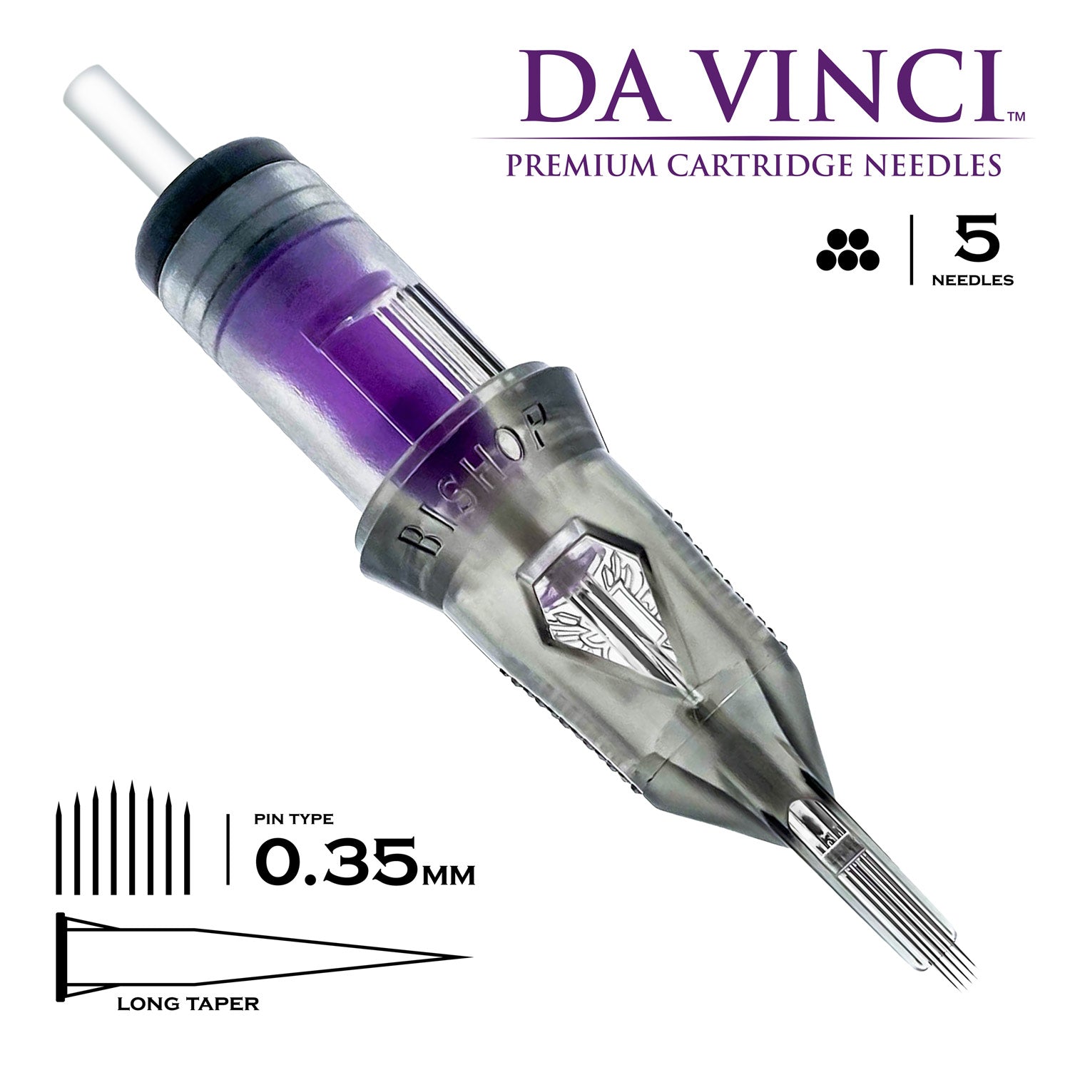 Bishop Da Vinci V2 Cartridges - Curved Magnum Long Taper