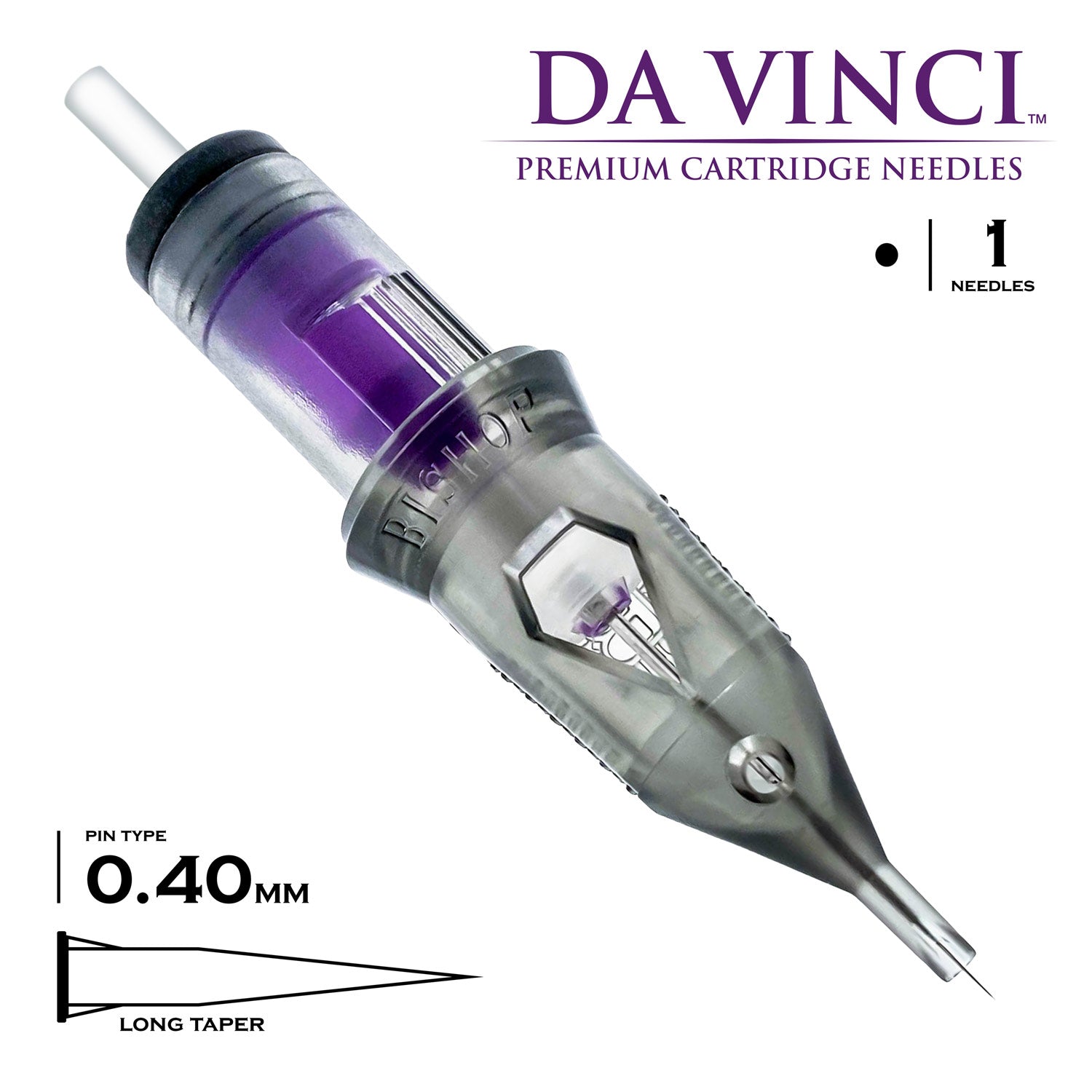 Bishop Da Vinci V2 Cartridges - Tight Round Liner Long Taper