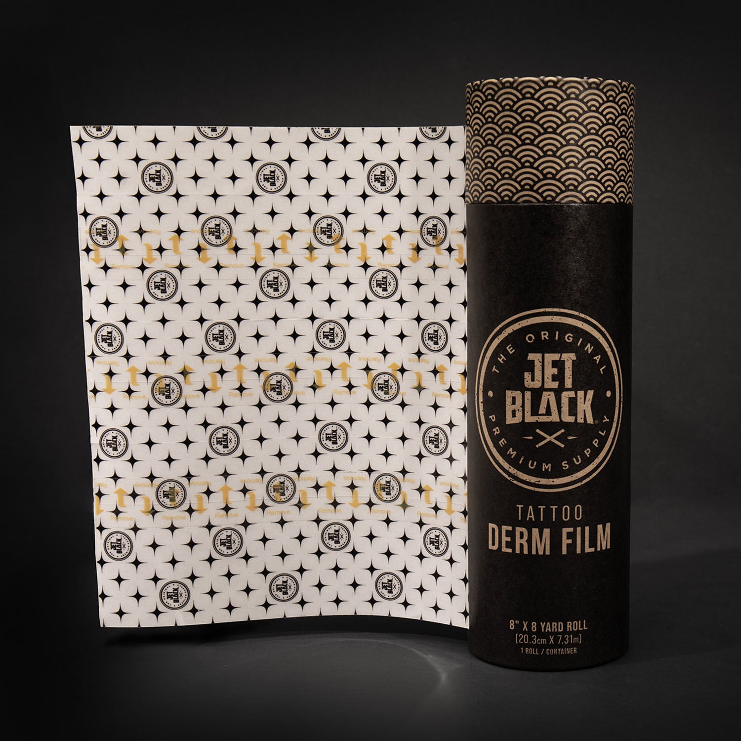 Jet Black Supply Derm Film - 8 yard rolls