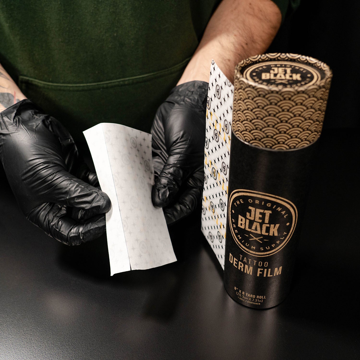 Jet Black Supply Derm Film - 8 yard rolls