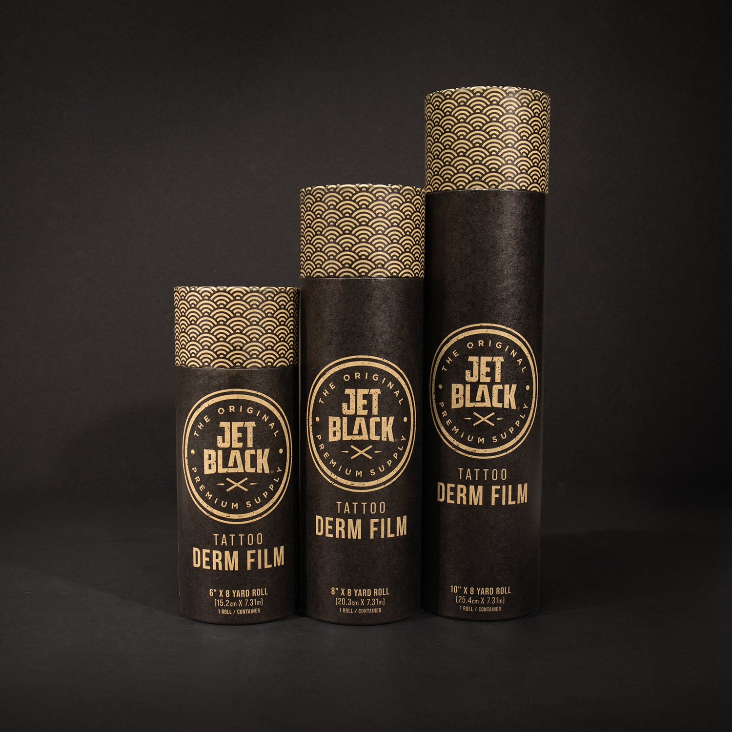 Jet Black Supply Derm Film - 8 yard rolls