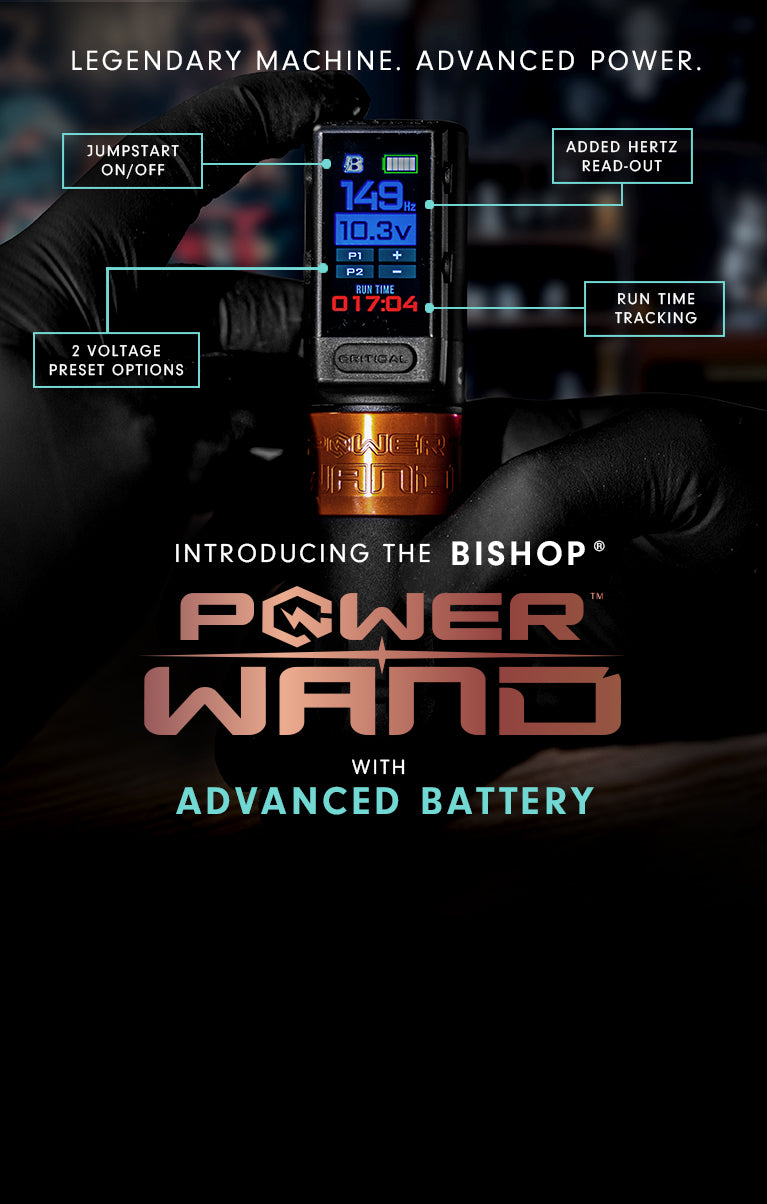 Introducing the Bishop Power Wand with Advanced Battery!