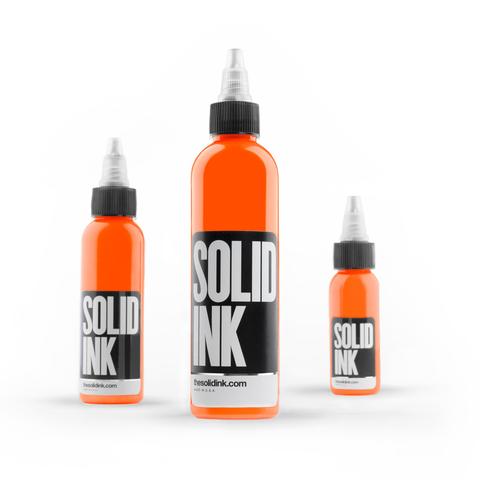Solid Ink - Orange Tattoo Ink - 1 oz