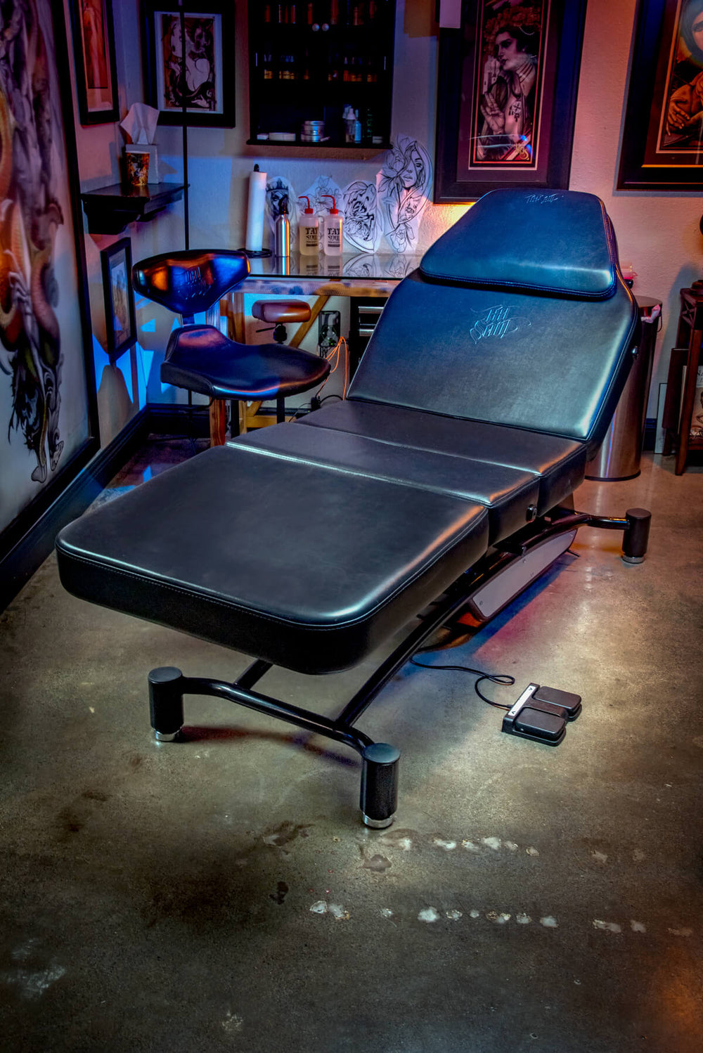Portable Tattoo Spa Massage Table Bed Wooden 3-Fold – Tattoo Gizmo